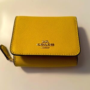 Coach small trifold wallet